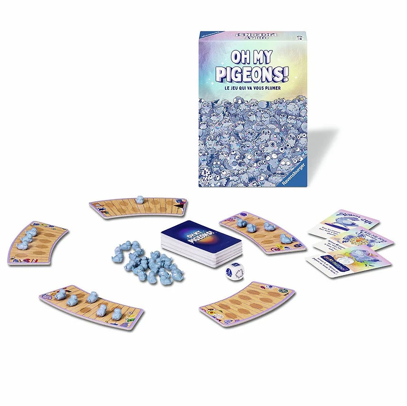 Ravensburger Oh My Pigeons Funny Family Party Game - French Edition