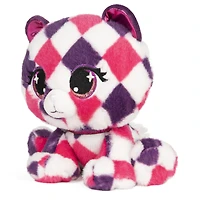 P.Lushes Designer Fashion Pets, Quinn O'Bearci, ourse en peluche de luxe, rose/violet, 15,2 cm