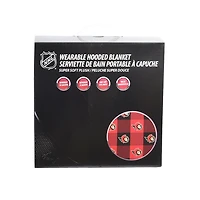 Couverture portable surdimensionnée à capuchon en sherpa des Senateurs d'Ottawa de la LNH taille unique