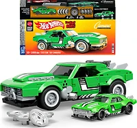Mattel Brick Shop Hot Wheels Custom '68 Camaro Building Toy Kit (289 Pieces), for Collectors