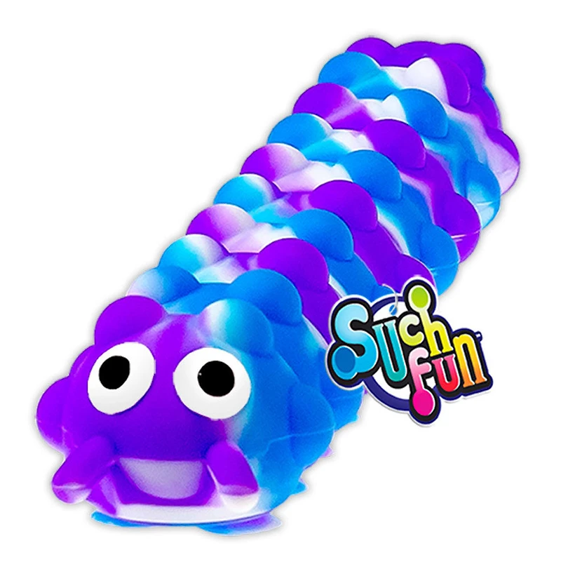 Such Fun Suction Light Up Caterpillar - English Edition - 1 per order, colour may vary (Each sold separately, selected at Random)