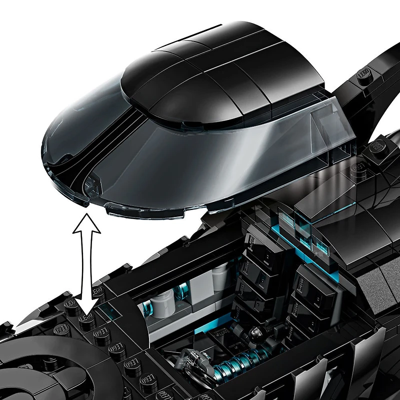 LEGO DC Batman : La Batmobile de Batman à Jamais, Jouet Superhéros , Décor de Chambre pour Enfants 76304