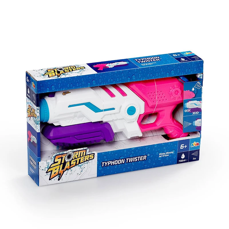 Storm Blasters - Foudroyeur d'eau Typhoon Twister - Rose - Notre exclusivité