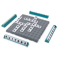 Upwords, Jeu de mots avec lettres à superposer et plateau de jeu rotatif - Jeux pour les soirées jeux en famille