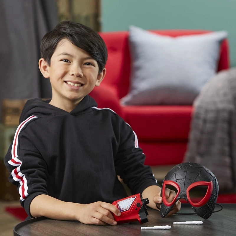 Marvel Spider-Man : Across the Spider-Verse, Lanceur Web-Shot avec masque, article de déguisement