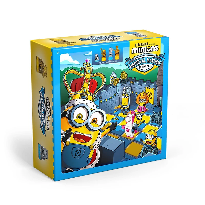 The Noble Collection Minions Medieval Mayhem jeu d'échecs - Édition anglaise