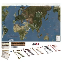 Avalon Hill Axis and Allies 1942 Second Edition WWII Strategy Board Game, 2-5 Players - English Edition