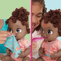 Baby Alive poupée Lulu Achoo, poupée interactive de 30 cm