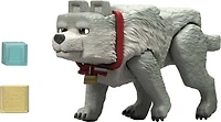 Minecraft Dennis the Wolf Action Figure & Accessories, 3.25-inch Toy Set Inspired by A Minecraft Movie