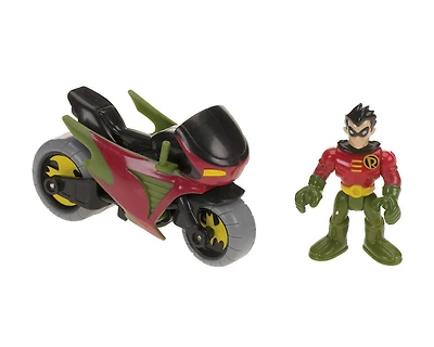 Fisher-Price Imaginext DC Super Friends - Robin et moto - Édition anglaise