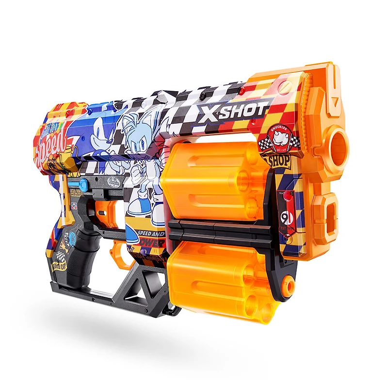 XSHOT Skins Dread Blaster - Super Speed Skin (12 Darts) by ZURU