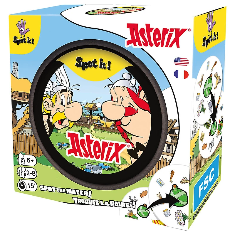 Zygomatic - Spot It! - Astérix - Boite Multilingue