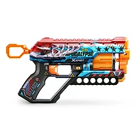 X-Shot Skins Griefer Blaster (12 fléchettes) par ZURU (les styles peuvent varier)