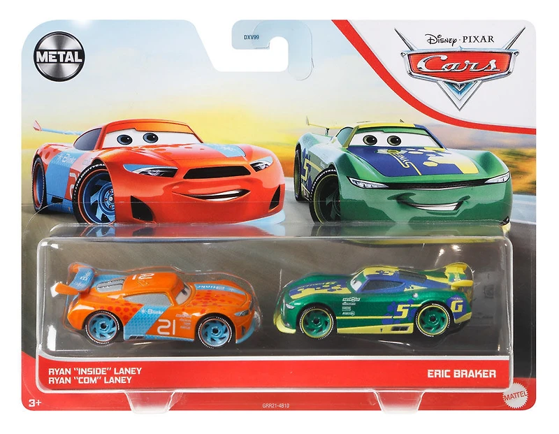 Disney/Pixar - Les Bagnoles - Coffret de 2 véhicules - Ryan "Inside" Laney & Eric Braker