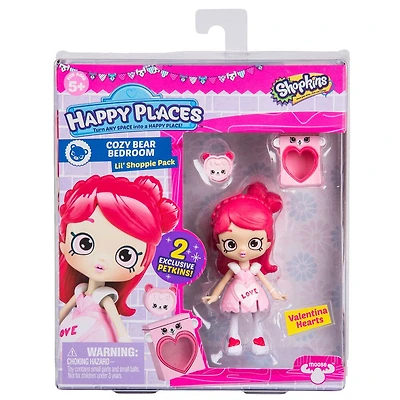 Shopkins Happy Places S3 - Ensemble P'tite Shoppie : Valentina Hearts