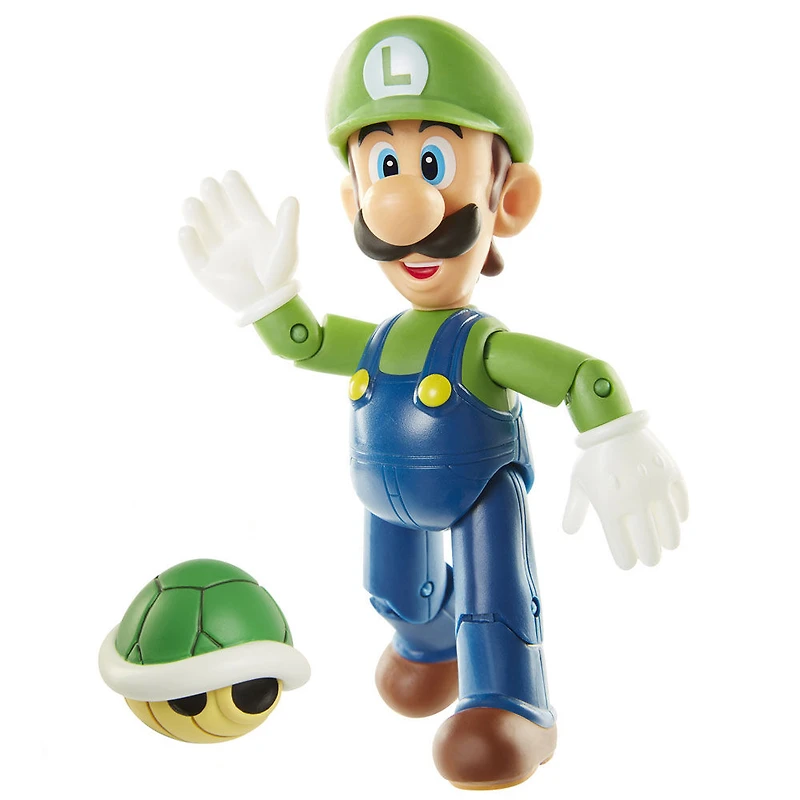 World of Nintendo 4" Figures Luigi