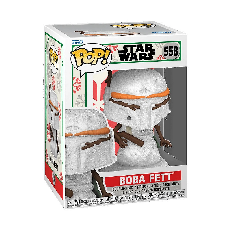 Pop Starwars:Holiday-Boba Fett(bonhomme de neige)