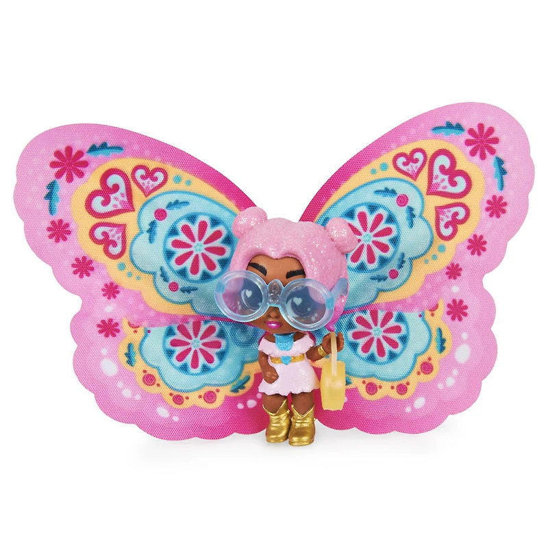 Hatchimals Pixies, Wilder Wings Pixie avec des ailes en tissu et 2 accessoires (plusieurs modèles disponibles)