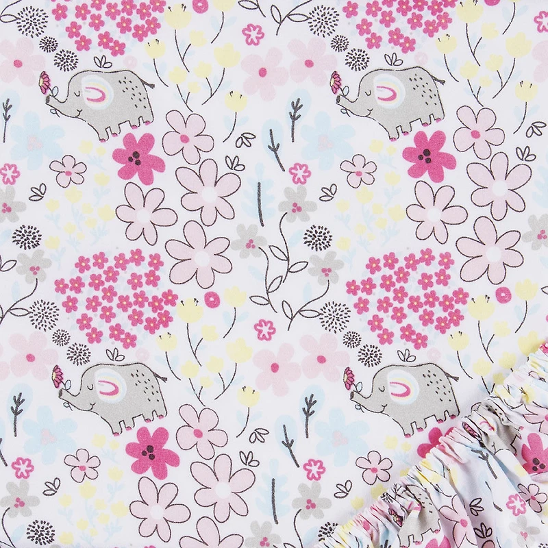 2 Pack Microfiber Sheets - Jungle Flowers