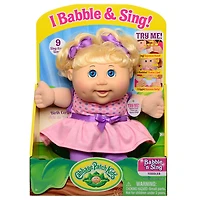 Poupée Bout d'chou bambin de luxe - babille et chante, mode rose