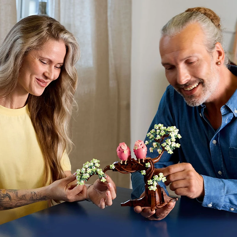 LEGO Ideas Les Oiseaux Amoureux, Ensemble de Construction, Décoration d'Oiseau, Cadeau de la Saint-Valentin, Ensemble de Loisirs Créatifs pour Adultes 21365