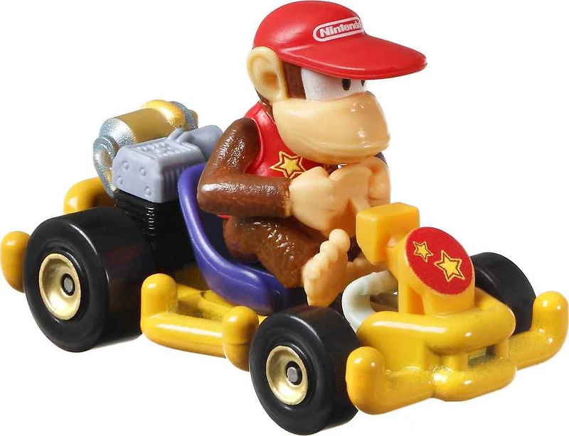 Hot Wheels - Mario Kart - Diddy Kong - Pipe Frame Vehicle