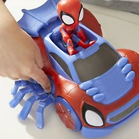 Marvel Spidey and His Amazing Friends Change 'N Go Web-Crawler And Spidey Action Figure