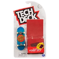 Tech Deck, Street Hits, Santa Cruz Skateboards Fingerboard with Kicker Ramp