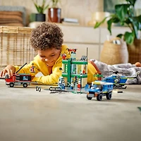 LEGO City La poursuite policière à la banque 60317 Ensemble de construction (915 pièces)
