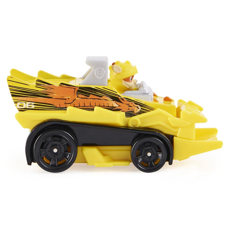 PAW Patrol, True Metal Rubble Jouet véhicule en métal moulé à collectionner, Série Rescue Knights à l'échelle 1:55