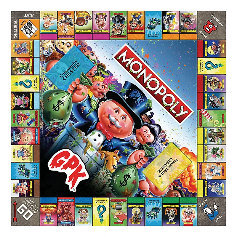 MONOPOLY: Garbage Pail Kids Jeu De Plateau - Édition anglaise