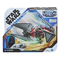 Star Wars Mission Fleet, TIE Whisper, figurine Kylo Ren de 6 cm et véhicule