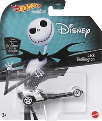 Hot Wheels Jack Skellington Character Car, Collectible 1:64 Scale Toy Car Inspired by The Nightmare Before Christmas