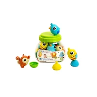 Lalaboom - Chunky Animals and Beads Bucket