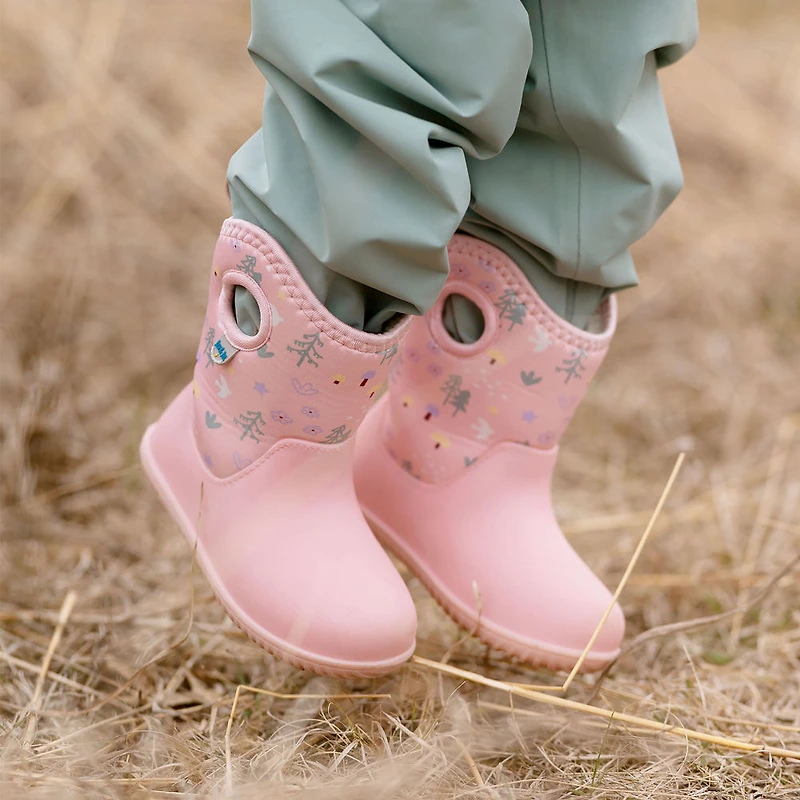 Kids Lite Waterproof Boots | Pink Forest