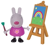 Peppa Pig - Delphine Donkey avec chevalet - Édition anglaise