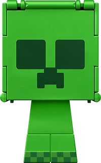 Minecraft Flippin' Figs Figures Collection Creeper + Charged Creeper