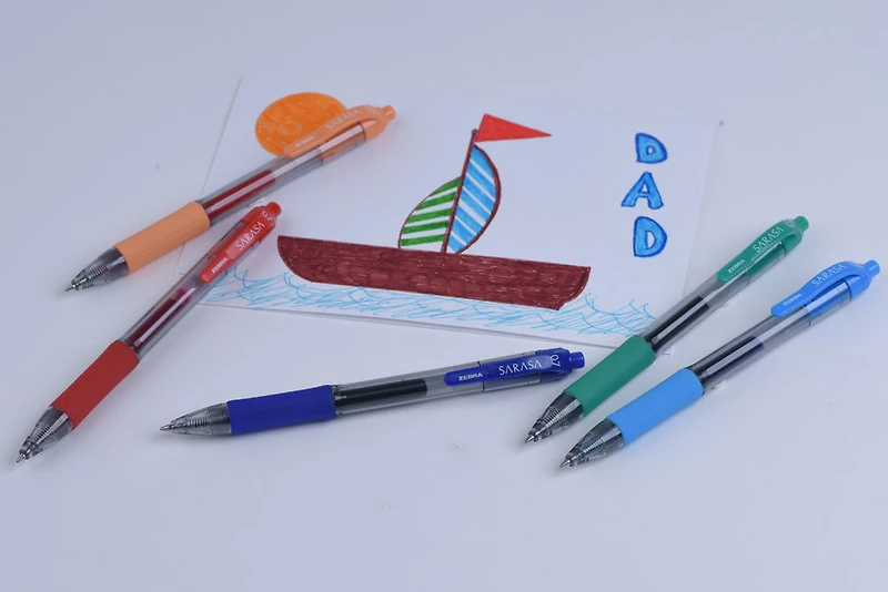 Zebra Sarasa X20 Retractable Gel Pen Red Ink 2pk