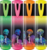 Maped Highlighters Deepsea 4Pk