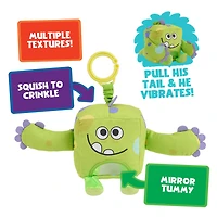Super Simple Sensory Plush Monster Hugo (Green) with 5+ Sensory Features