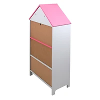 Pink/White Dollhouse Book Shelf