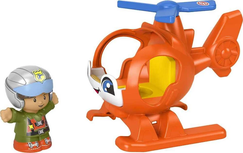 Fisher-Price Little People Hélicoptère, véhicule et figurine