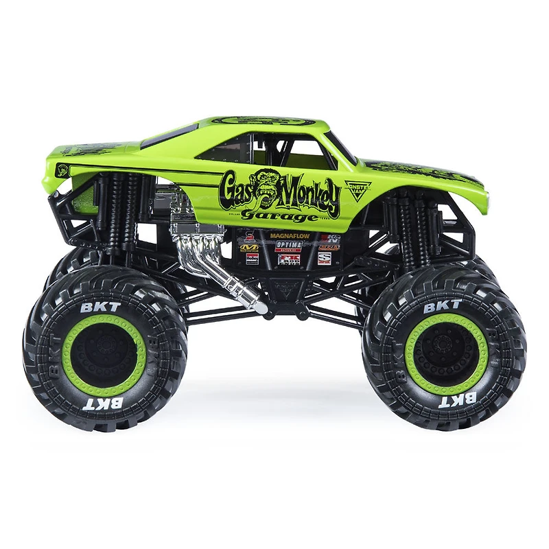 Monster Jam, Official Gas Monkey Monster Truck, Die-Cast Vehicle, 1:24 Scale