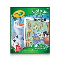 Crayola Colour & Sticker Book Disney Frozen II
