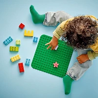 LEGO DUPLO Green Building Plate - Learning and Educational Building Toy for Toddlers and Preschoolers - 10460