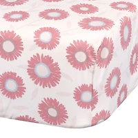 Perlimpinpin-Drap contour en coton-Marguerite