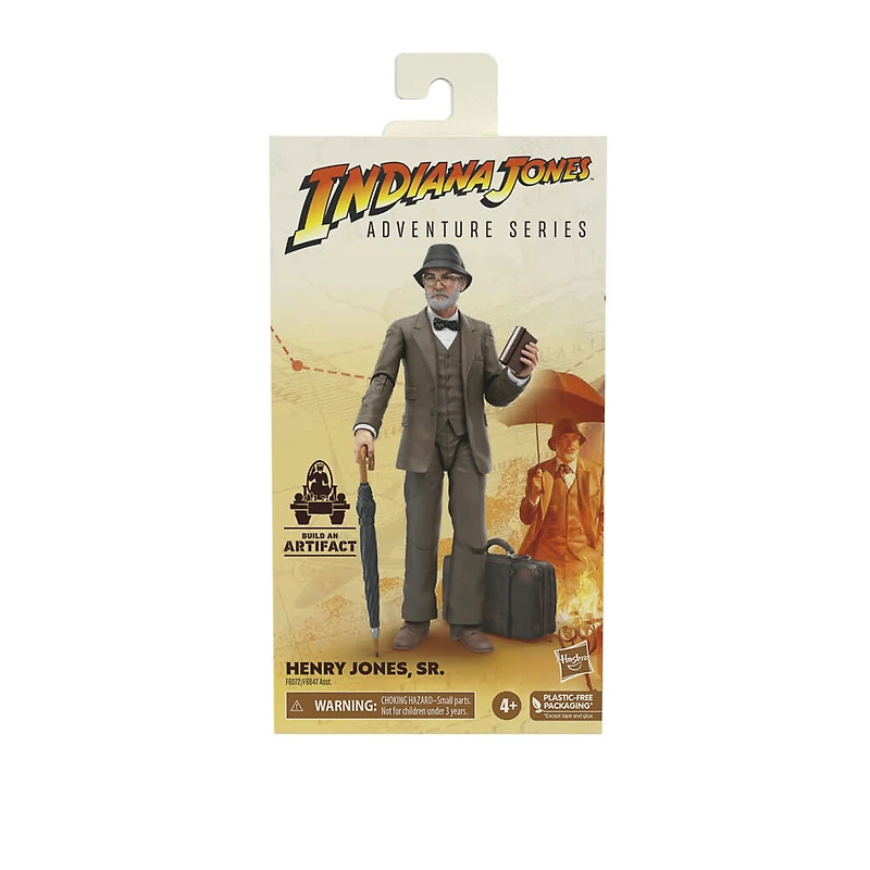 Indiana Jones et la dernière croisade, figurine Henry Jones, Sr. Adventure Series de 15 cm
