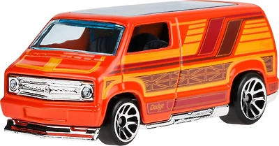 Hot Wheels 77 Dodge Van à l'échelle 1:64, véhicule sur le thème de Surf's Up
