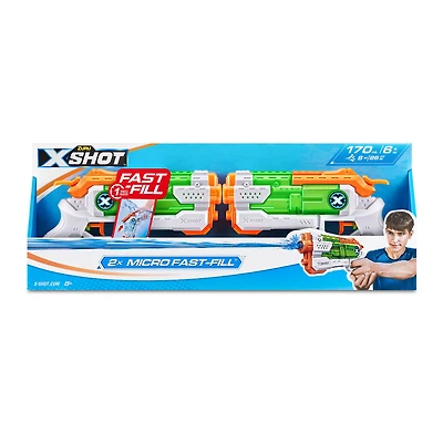 X-Shot Water Blaster Fast Fill Sm 2Pk