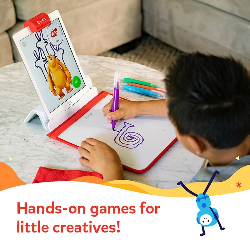 Osmo - Creative Starter Kit pour iPad: 3 jeux éducatifs (Base Osmo incluse)